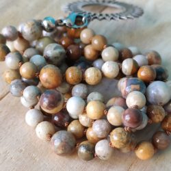 Mala Agate Crazy Lace