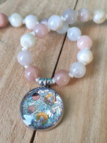 Bracelet Pierre de Lune + serti