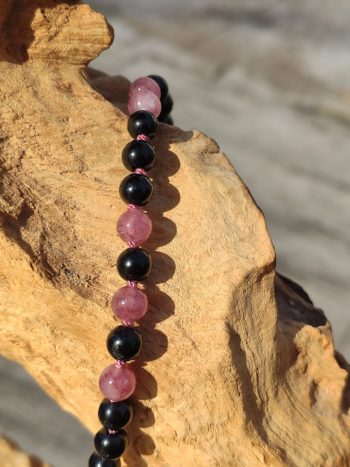 Bracelet Tourmaline, Ancrage et Ouverture du Cœur