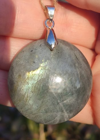 Labradorite verte ronde 1