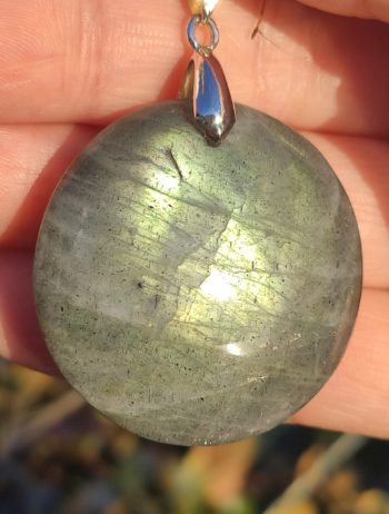 Labradorite verte ronde 2