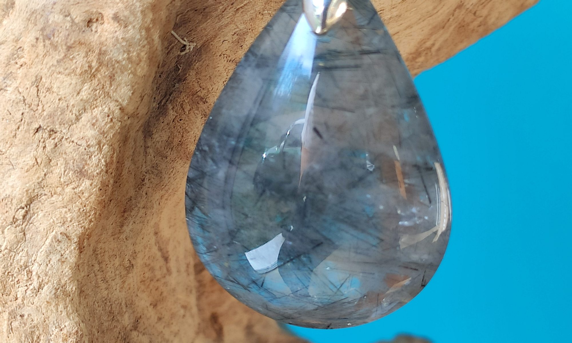 Quartz Tourmaline Goutte