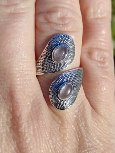 BAGUE QUARTZ ROSE M3