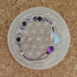 Suspension énergétique en Fluorite Pourpre