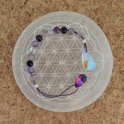 Suspension énergétique en Fluorite Pourpre