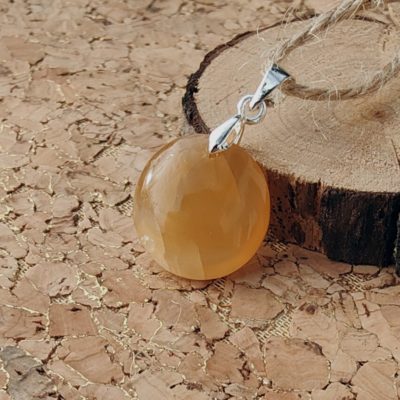Pendentif en Cornaline Ronde_Petit