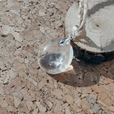 Pendentif en Cristal de Roche Ronde_Petit
