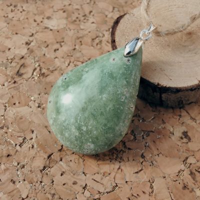 Pendentif en Chrysoprase Goutte