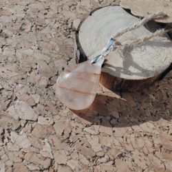Pendentif en Quartz Hématoïde Goutte_Petit