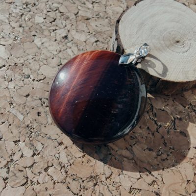 Pendentif en Œil de Taureau Rond