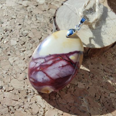 Pendentif en Mokaïte Ovale