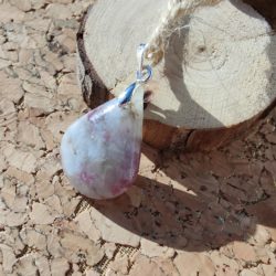 Pendentif en Tourmaline Rose Goutte_Petit