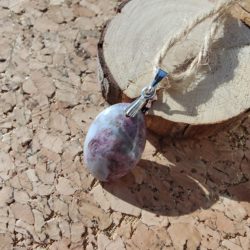 Pendentif en Tourmaline Rose Ovale_Petit