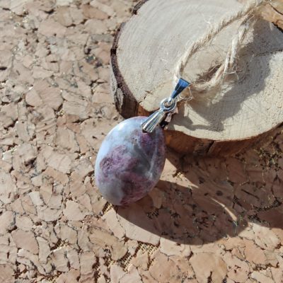 Pendentif en Tourmaline Rose Ovale_Petit