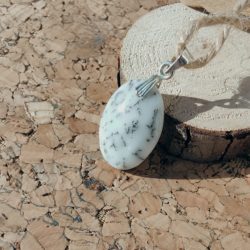 Pendentif en Opale Dendritique Ovale_Petit