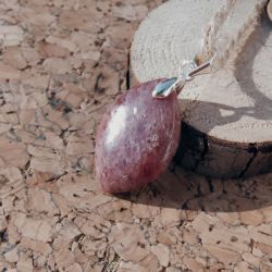 Pendentif en Rhodonite Marquise_Petit
