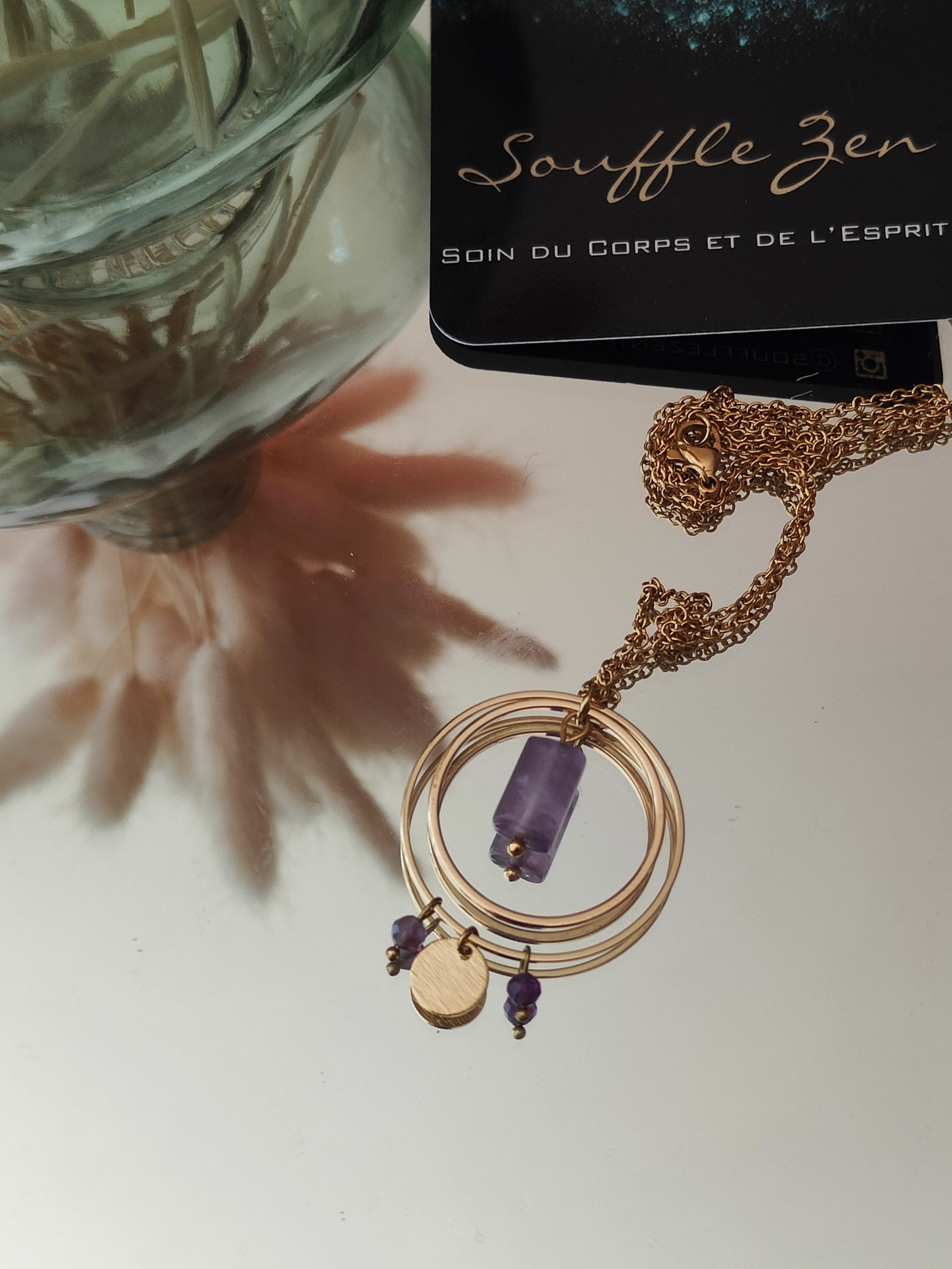 Fontenilles, Toulouse, L'Isle jourdain, Gers, Haute Garonne, souffle zen, bijoux zen, création personnalisée, Bague, Boucle d'oreille, Bracelet, Talisman, Collier, Suspension énergétique, Pendentif, Pierre fine, Pierre naturelle, Création énergétique, Marseille, Lille, Nantes, Bordeaux, Lyon, Nice, Montpellier, Strasbourg, Paris