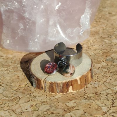 BAGUE Agate Feu