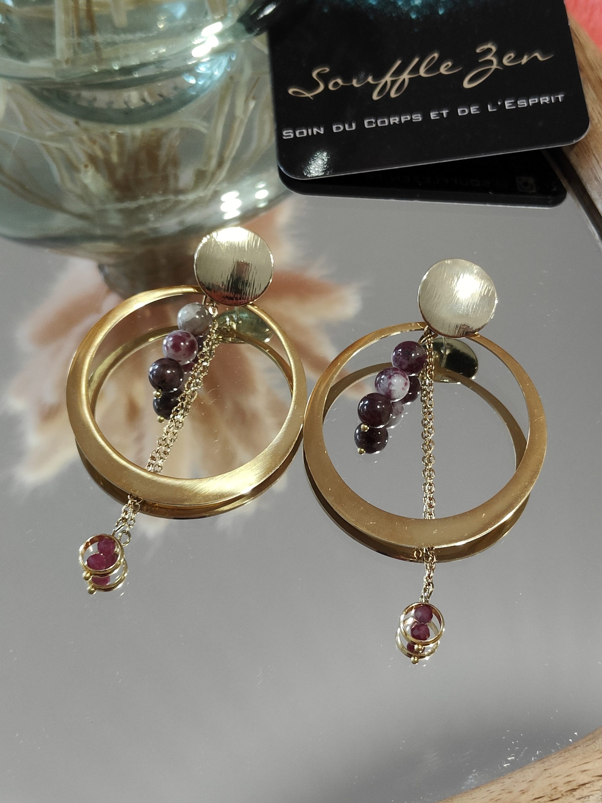 Fontenilles, Toulouse, L'Isle jourdain, Gers, Haute Garonne, souffle zen, bijoux zen, création personnalisée, Bague, Boucle d'oreille, Bracelet, Talisman, Collier, Suspension énergétique, Pendentif, Pierre fine, Pierre naturelle, Création énergétique, Marseille, Lille, Nantes, Bordeaux, Lyon, Nice, Montpellier, Strasbourg, Paris